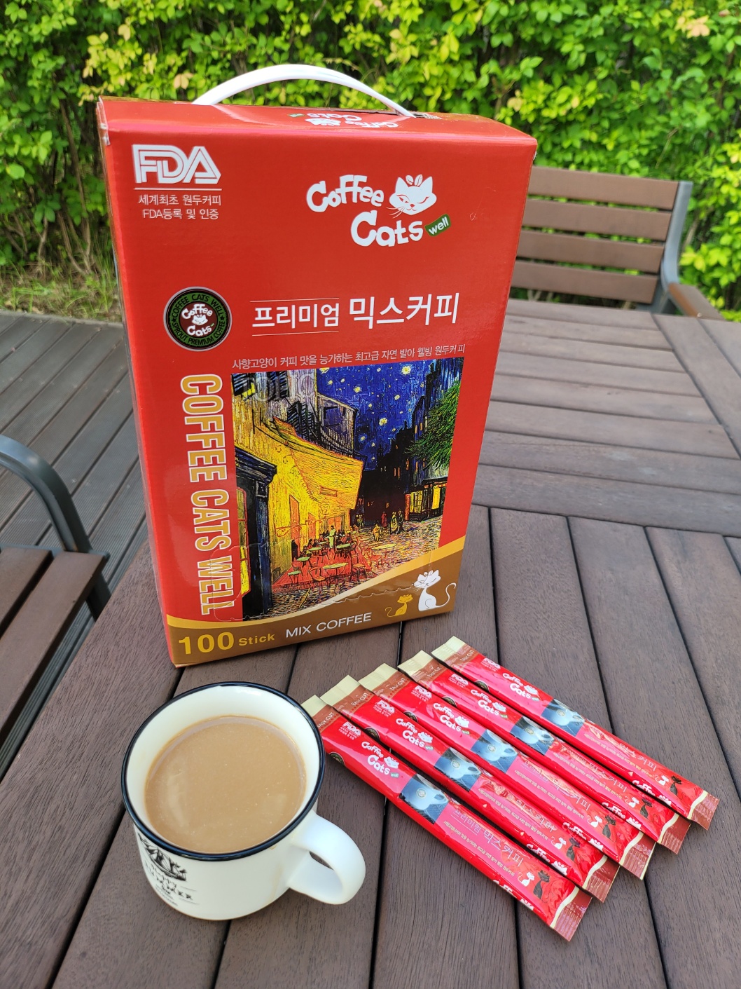 커피캣츠웰(코코넛믹스커피)100ea in box