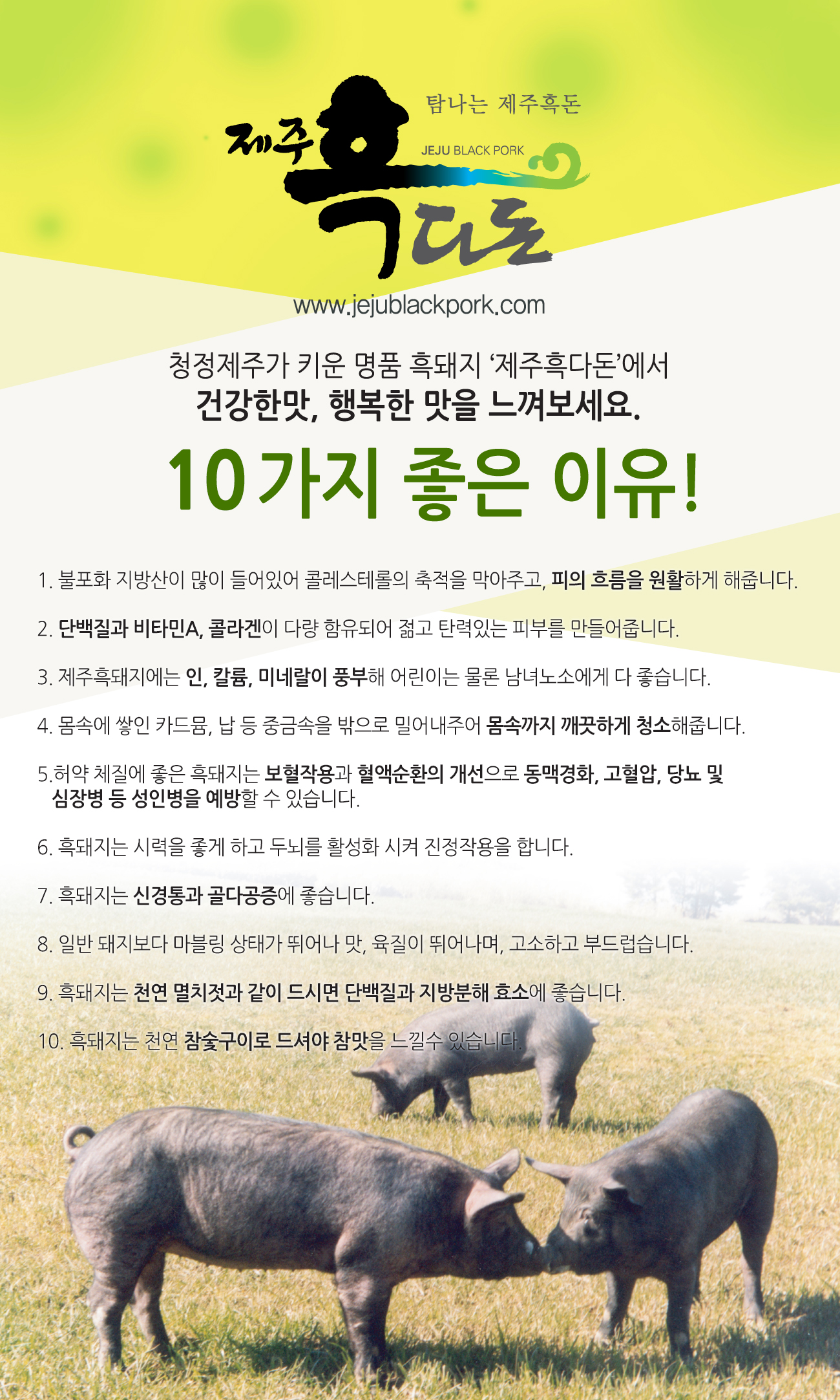 제주흑돼지 목살 1kg